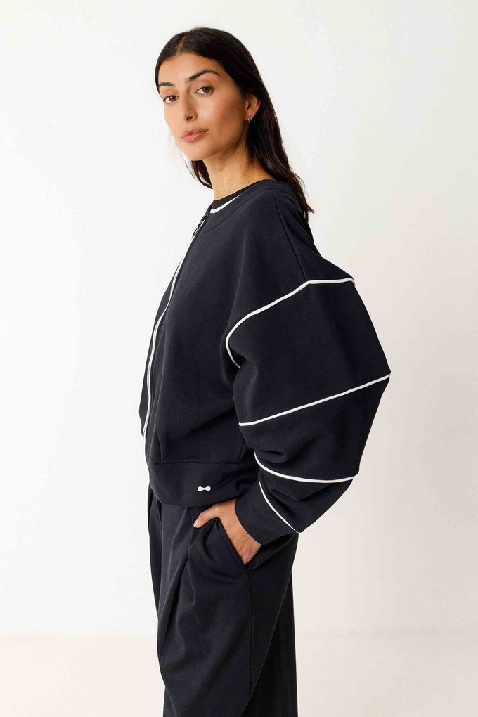 Jaione sweatjasje - zwart from Brand Mission