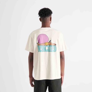 T-shirt stockholm Vacay logo   - off white from Brand Mission