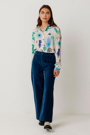 Iarza broek - Ocean Blue from Brand Mission