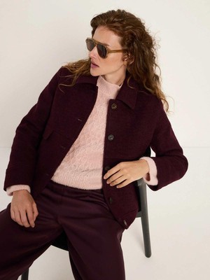 Walkjacke - bordeaux from Brand Mission