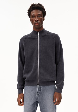 Aartyom zip knit - black from Brand Mission