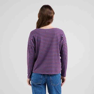 Humledal stripes - fig red from Brand Mission