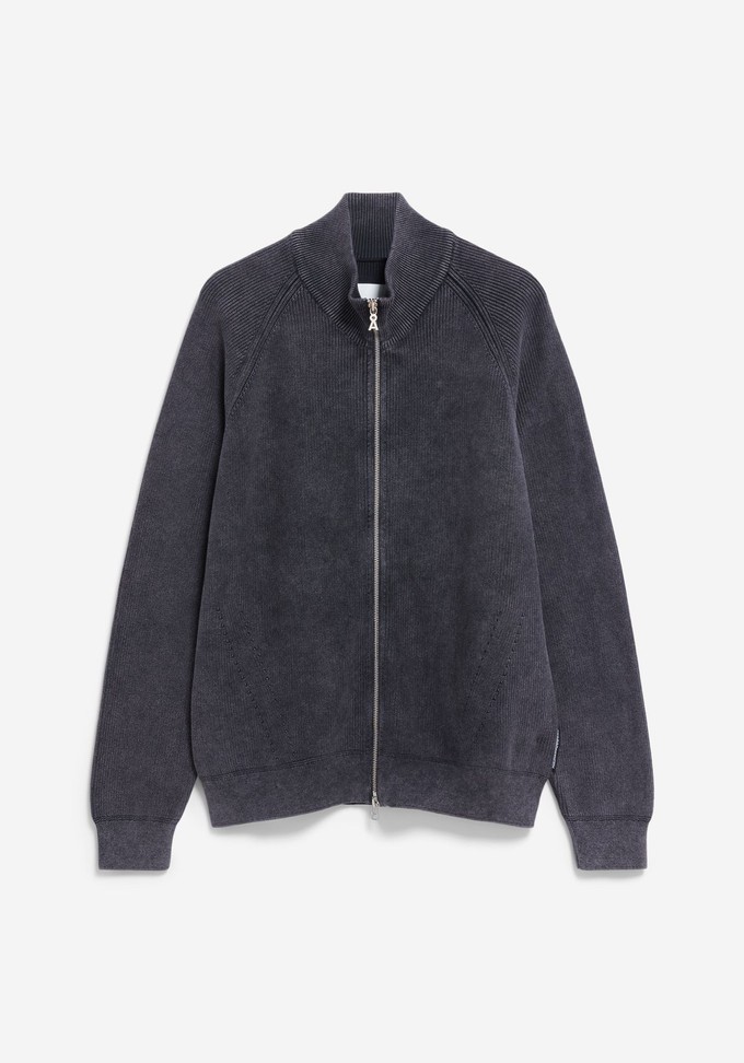 Aartyom zip knit - black from Brand Mission