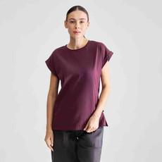 Visby base t-shirt - fig red via Brand Mission