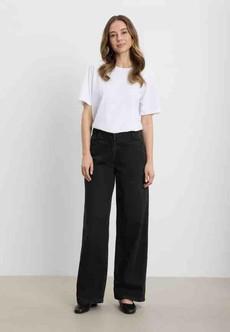 Charm Loose jeans - washed black denim via Brand Mission