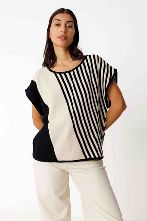 Ainhoa sweater - print zwart from Brand Mission