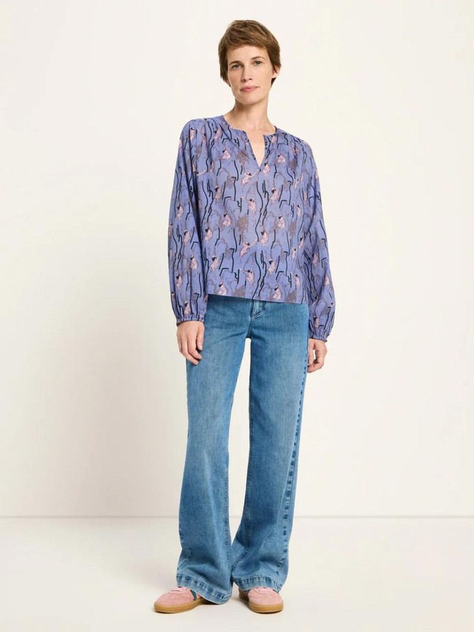 Blouse - monkey blue from Brand Mission