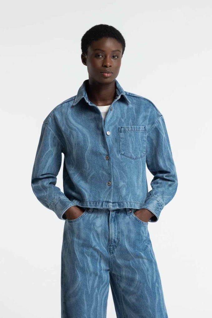 Quinn denim jacket - elliot laser from Brand Mission