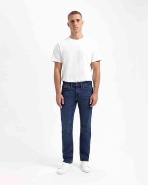 Nick straight jeans - basic blue from Brand Mission