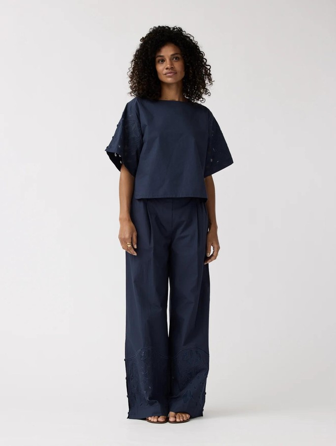 Lotus top - navy from Brand Mission