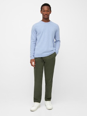 Basic o-neck knit - ashley blue from Brand Mission