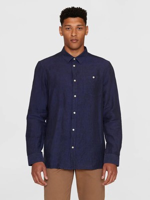 Linnen overhemd - vintage indigo from Brand Mission