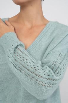 Moore trui - sage via Brand Mission