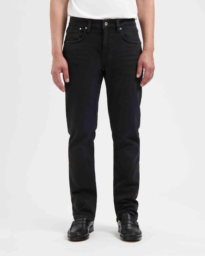 Nick straight jeans - worn in black from Brand Mission