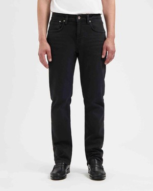 Nick straight jeans - worn in black from Brand Mission
