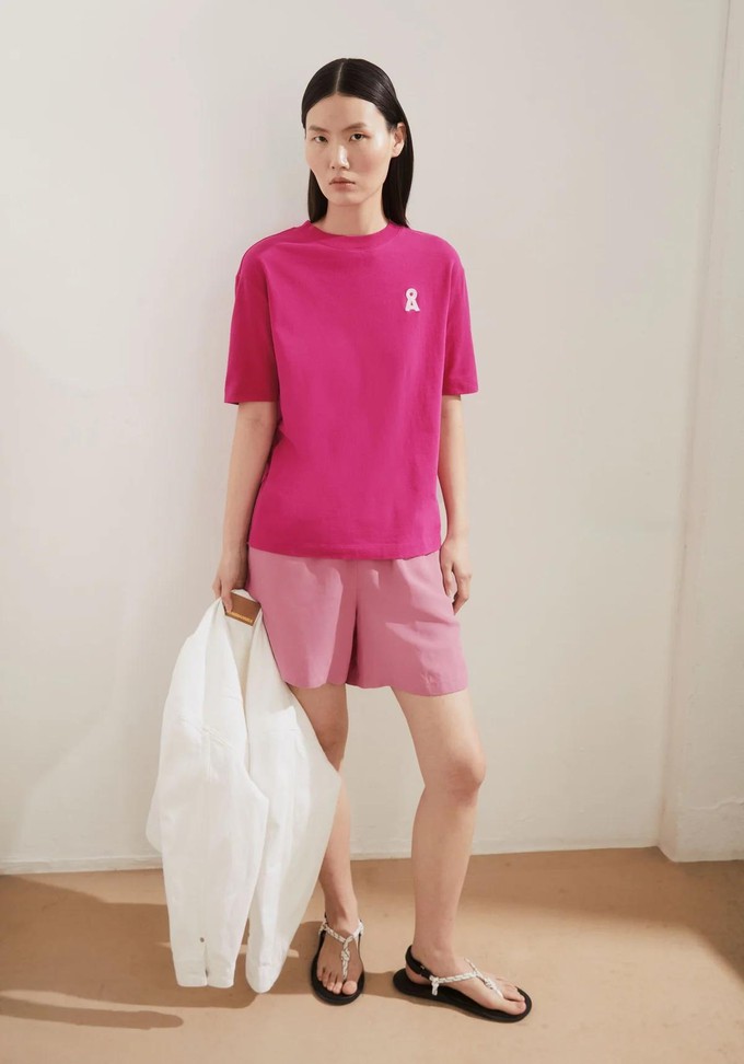 Tarjaa Iconic A t-shirt - very berry from Brand Mission