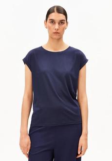 Jilaana top - tinted navy via Brand Mission