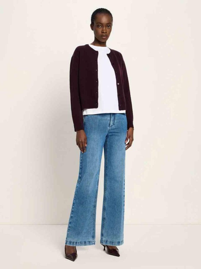 Boxy vest - bordeaux from Brand Mission