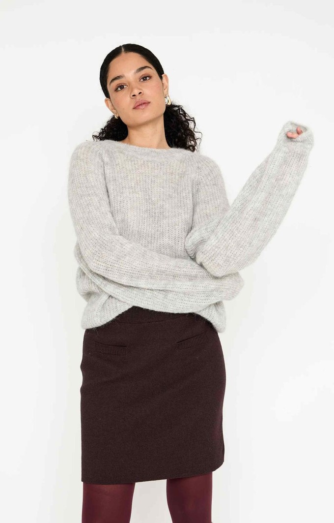 Medea trui - grey melange from Brand Mission