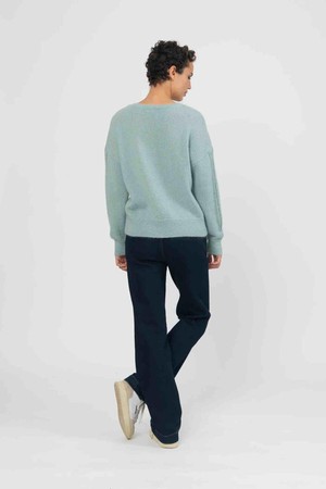 Moore trui - sage from Brand Mission