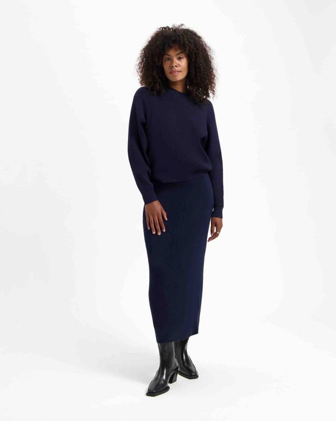Katia Knit top - dark navy from Brand Mission