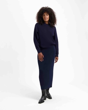 Katia Knit top - dark navy from Brand Mission
