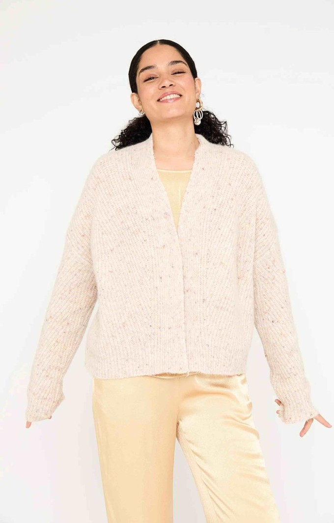 Michelle vest - cream solid from Brand Mission