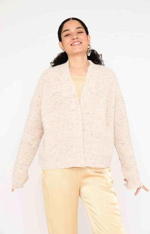 Michelle vest - cream solid from Brand Mission