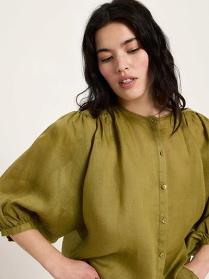 Blouse met plooitjes - cypres from Brand Mission