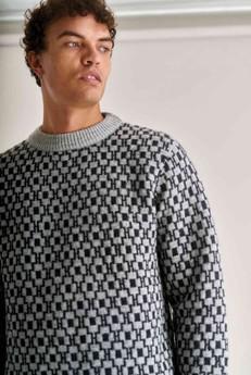 Chai wool jumper - charcoal via Brand Mission