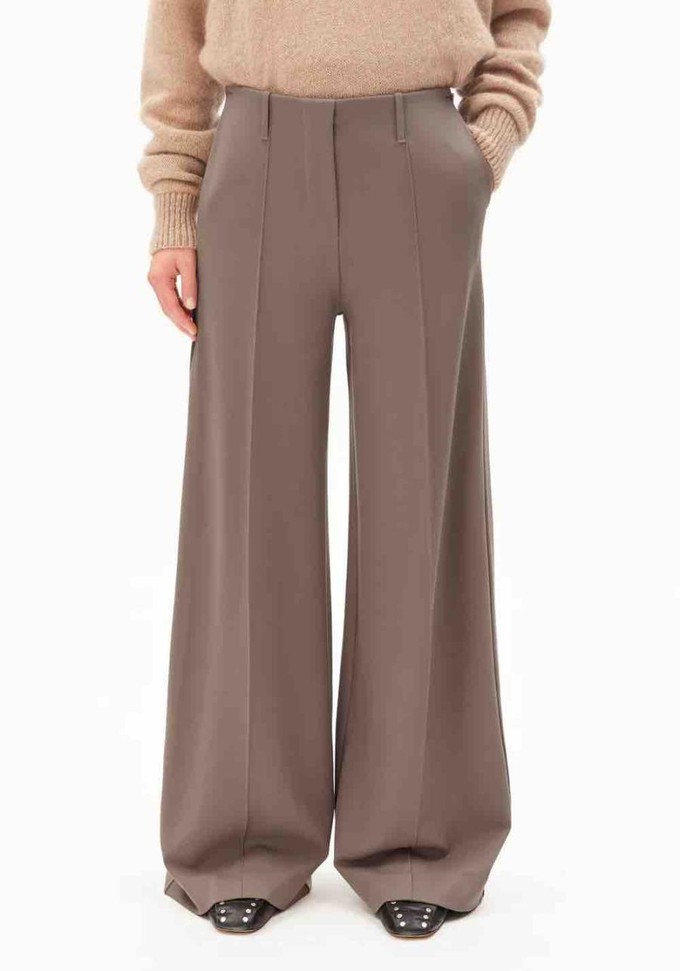 Maevaa broek - walnut cream from Brand Mission