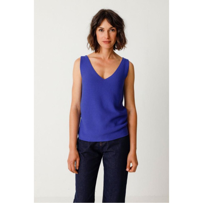 Maixa top - royal blue from Brand Mission
