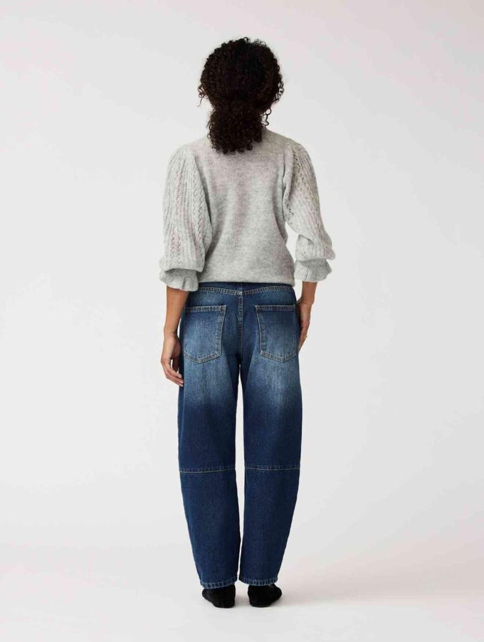 Anna trui - light grey melange from Brand Mission