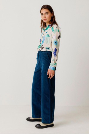 Iarza broek - Ocean Blue from Brand Mission