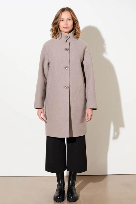 Pennfield II wollen jas - taupe from Brand Mission