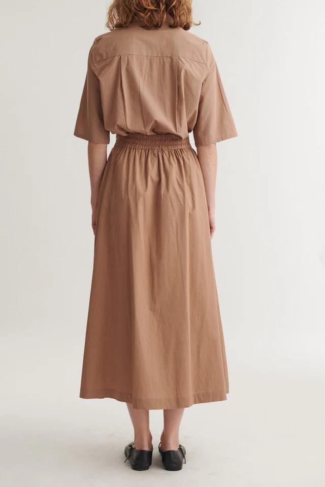 Silje lange rok - portobella from Brand Mission