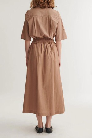 Silje lange rok - portobella from Brand Mission