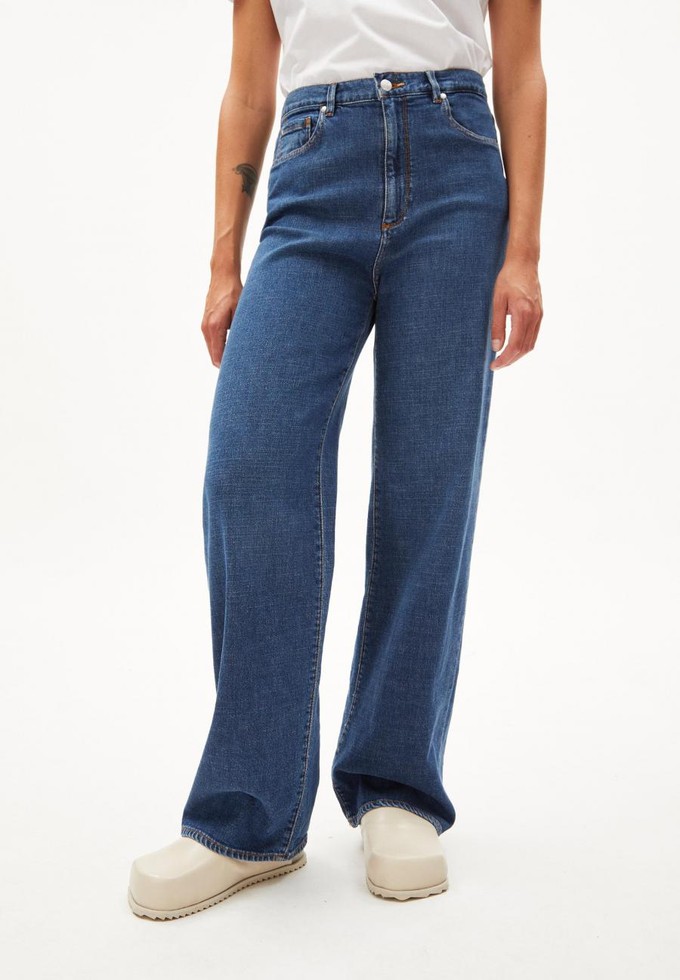 Enijaa jeans - hemp/ true mid blue from Brand Mission Enijaa jeans - hemp/ true mid blue from Brand Mission