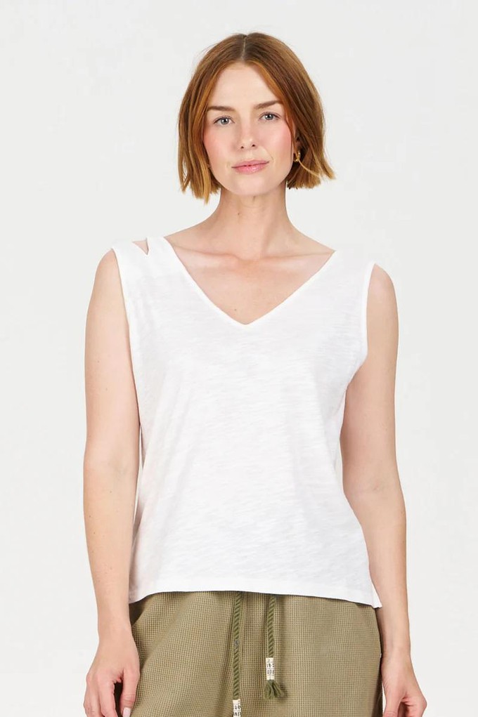 Mala top - white from Brand Mission