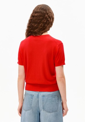 Knit sweater - mars red from Brand Mission