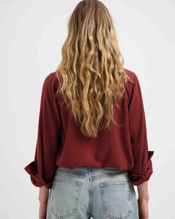 Evi blouse - brick from Brand Mission