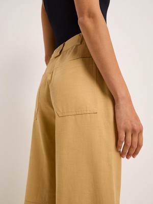 Marlene pantalon cargo - camel from Brand Mission