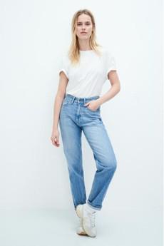 Rosa straight jeans - light blue via Brand Mission