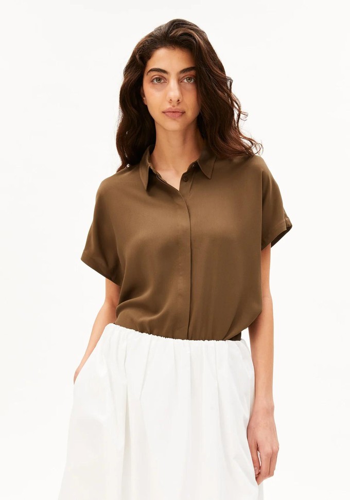 Larisaana blouse - dried palm from Brand Mission