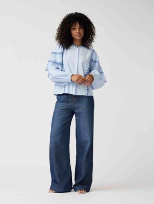 Milly blouse - sky blue from Brand Mission