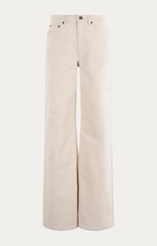 Dewy jeans - cream solid via Brand Mission