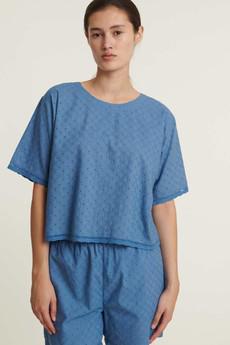 Adie crop tee - quiet harbor via Brand Mission