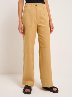 Marlene pantalon cargo - camel from Brand Mission