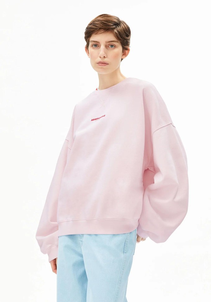 Dye crewneck sweater - pink mist from Brand Mission
