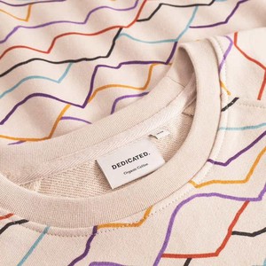 Malmoe sweater mountains - oat white from Brand Mission